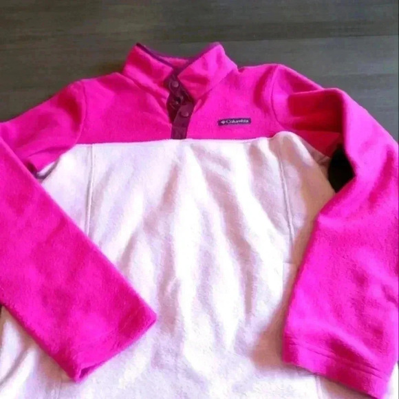 Girls Columbia 3 button pullover - Picture 1 of 2